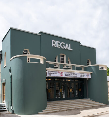 Outside of the Regal Cinema, Youghal, Co. Cork