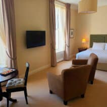 Junior Suite at The Walter Raleigh Hotel, Youghal, Co Cork, can accommodate 2 people.