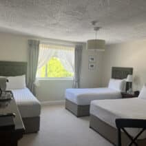 Family room that can accommodate 2 adults and 2 children.